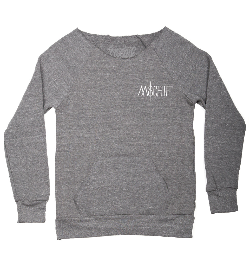 M$CHIF Logo Raglan w/Pouch Pocket Sweatshirt (Womenu2019s)