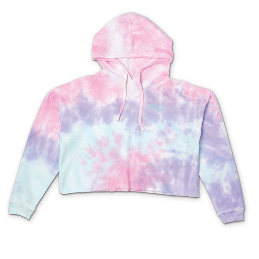 Women's Tie-Dye Crop Top Cotton Candy