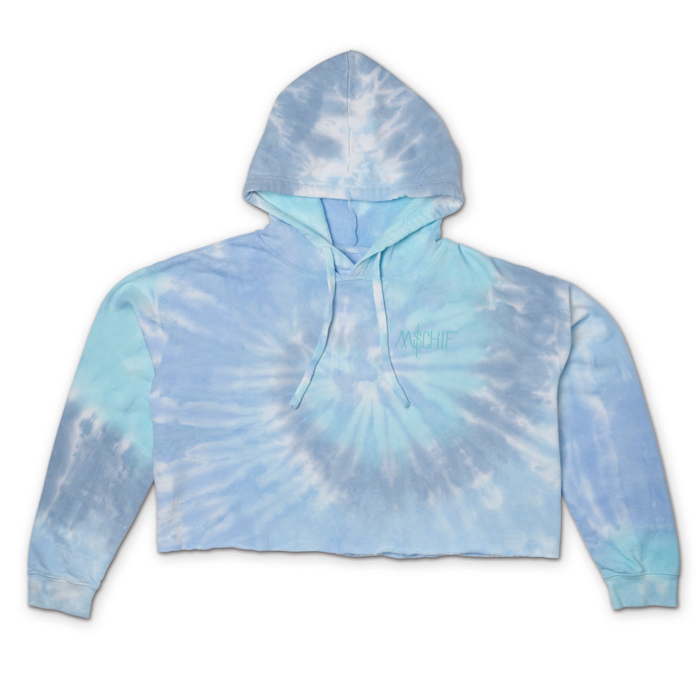 Women's Tie-Dye Crop Top Cotton Candy