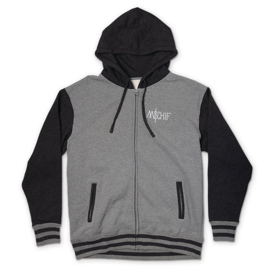 Men's Varsity Jacket Zip Hoodie