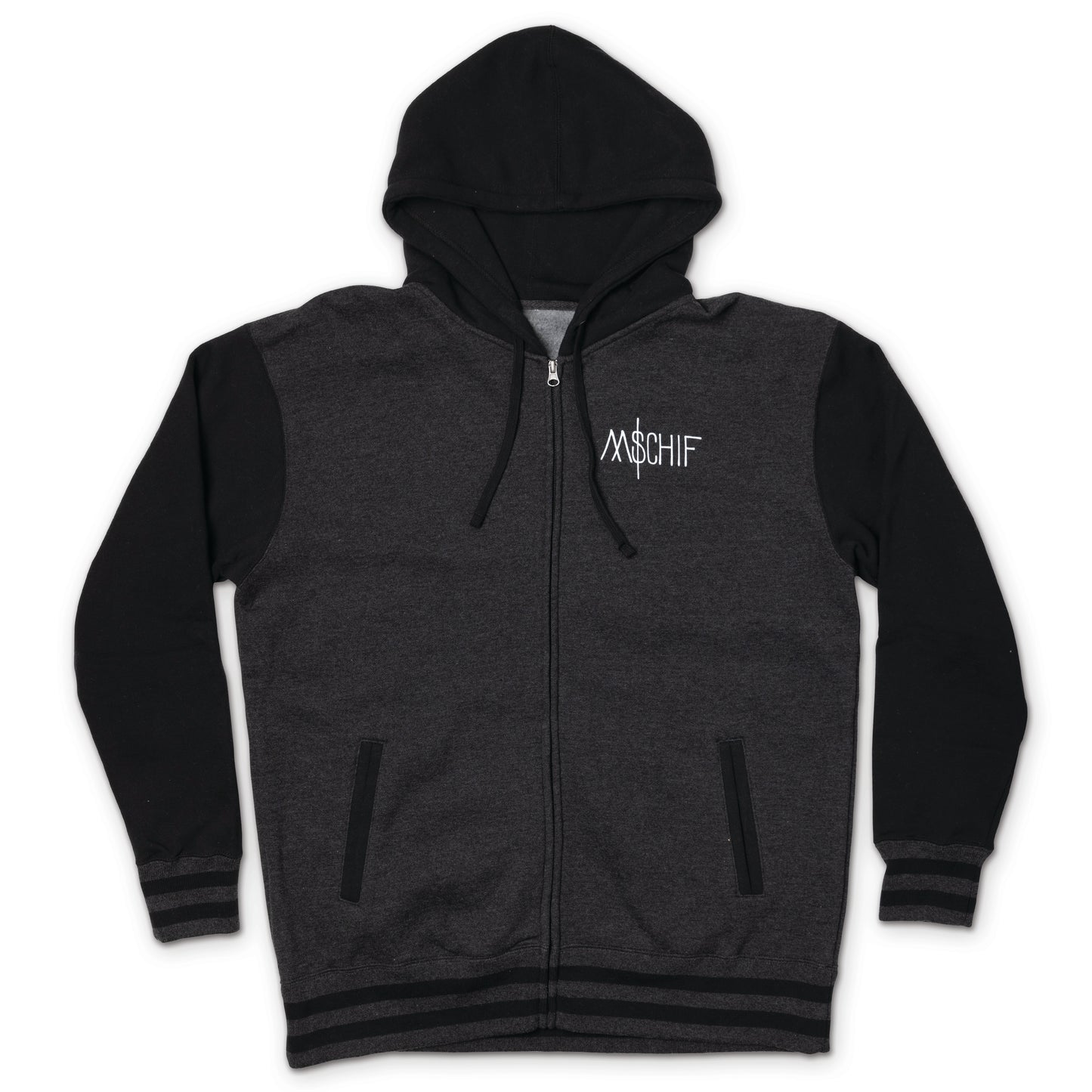 Men's Varsity Jacket Zip Hoodie